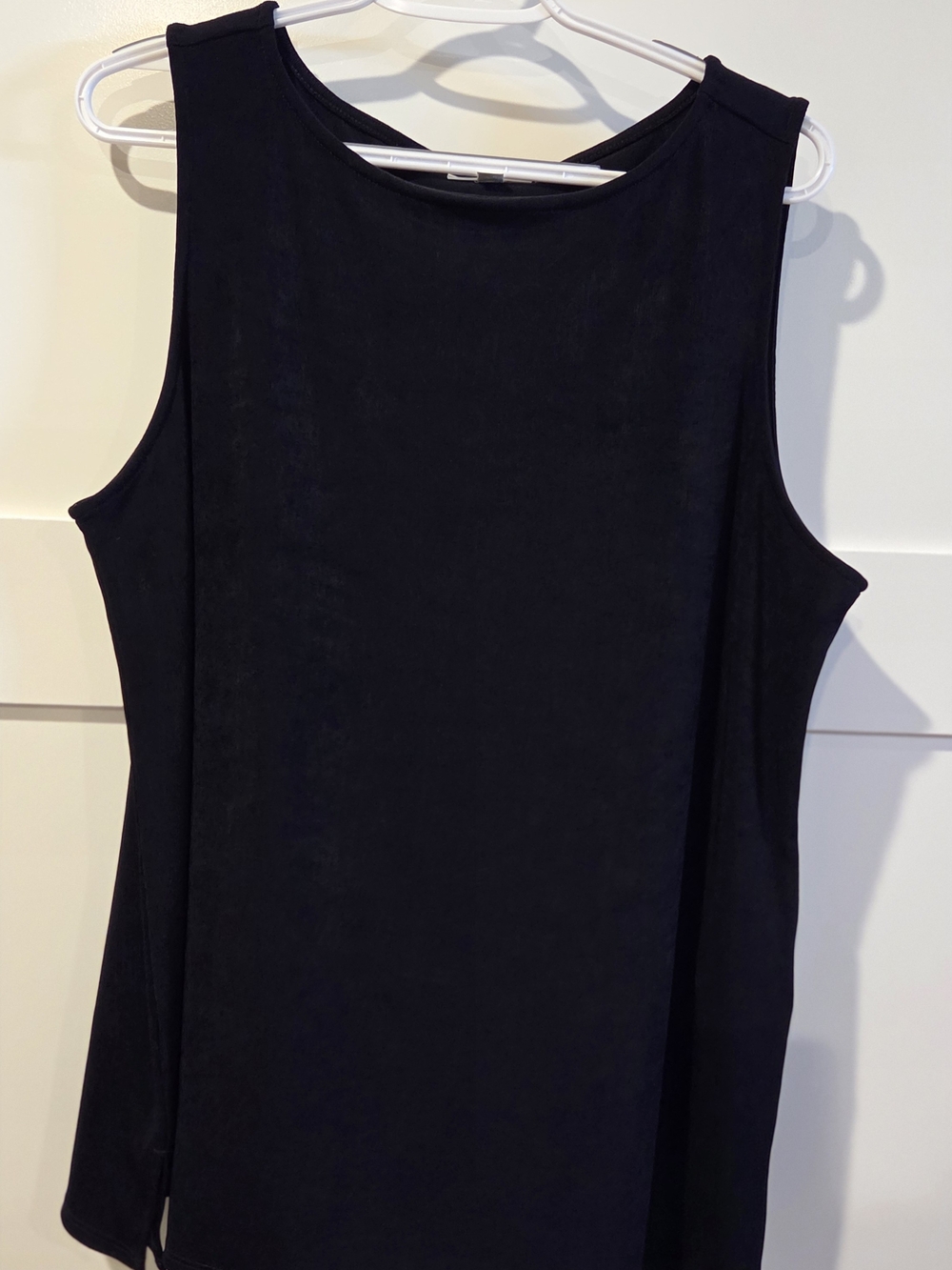 Chico's Black Sleeveless Tank Top XL